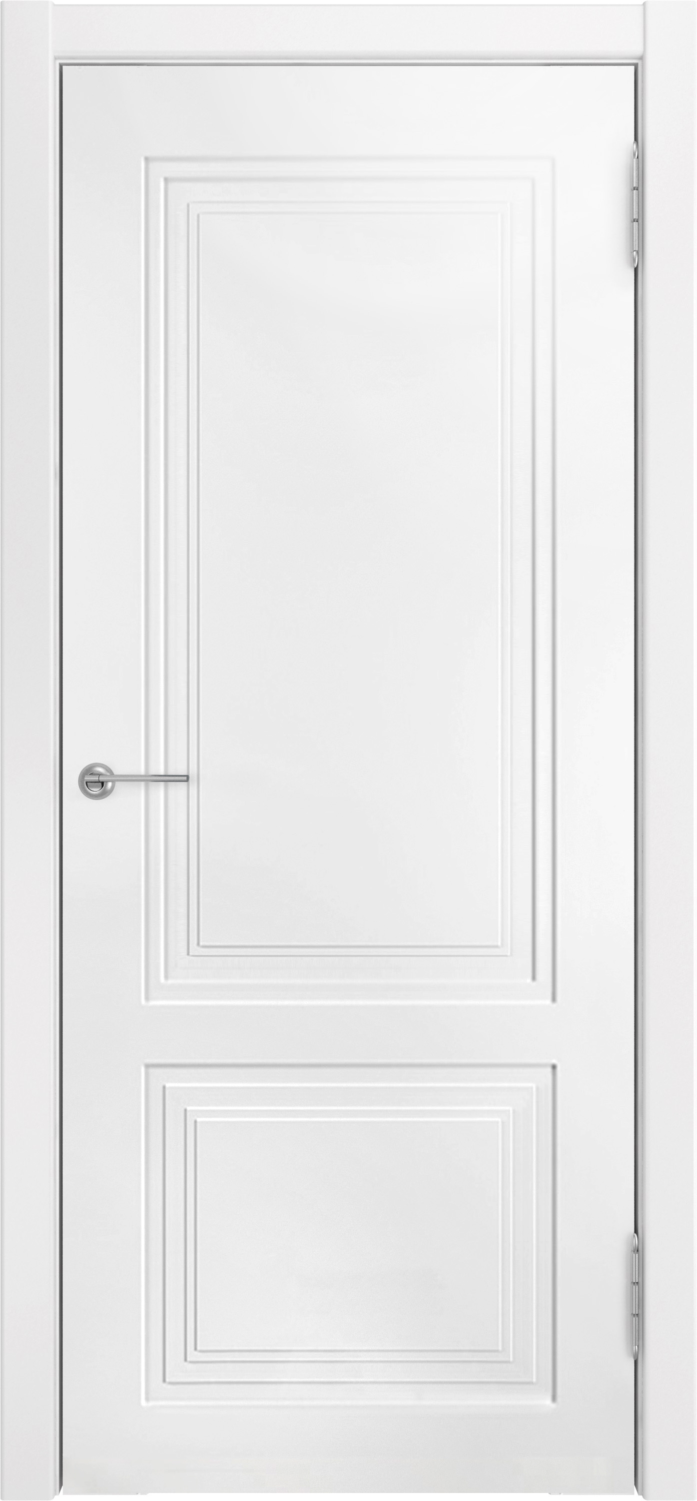 Дверь Модель L-2.2 ДГ белая эмаль