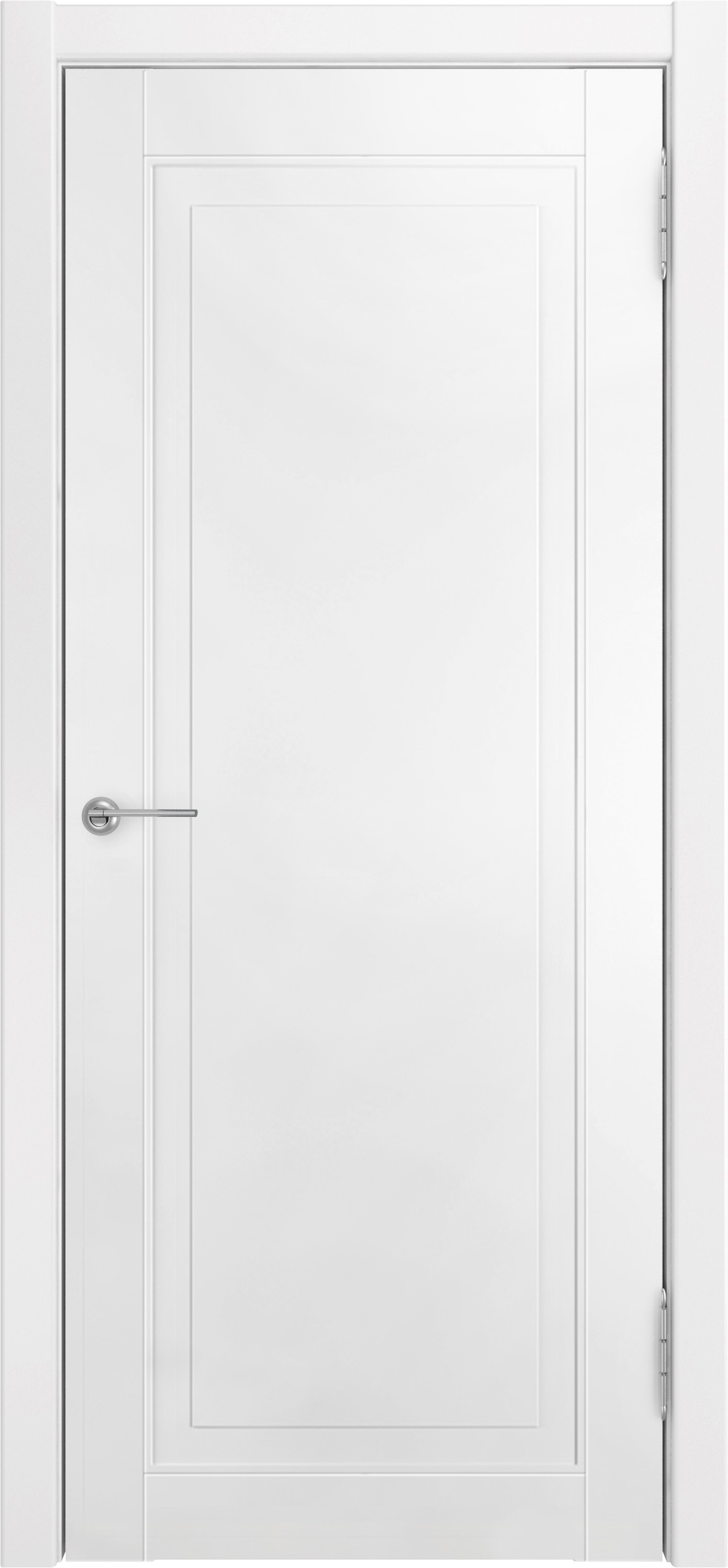 Дверь Модель L-5.1 ДГ белая эмаль