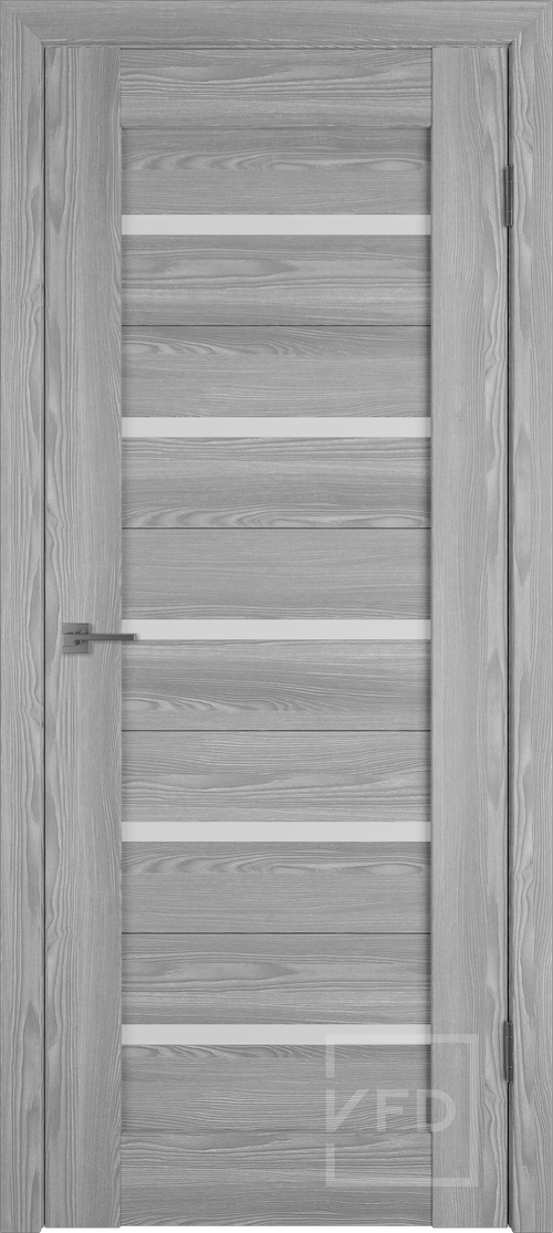 Дверь Line 1 Grey P White Gloss