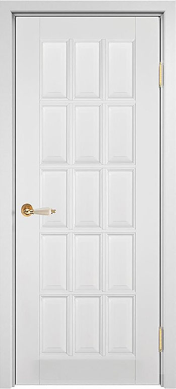Дверь Лондон-2 ДГ белая эмаль