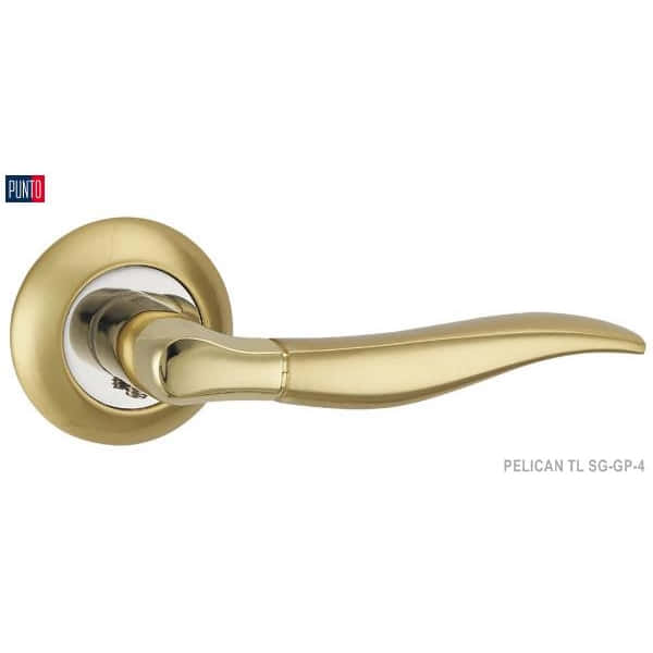 Ручка раздельная PELICAN TL SG/GP-4 матовое золото/золото