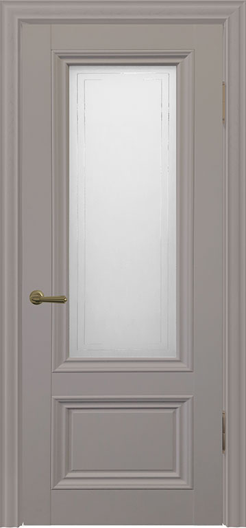 Межкомнатная дверь Алтай-802 ДО Серый бархат