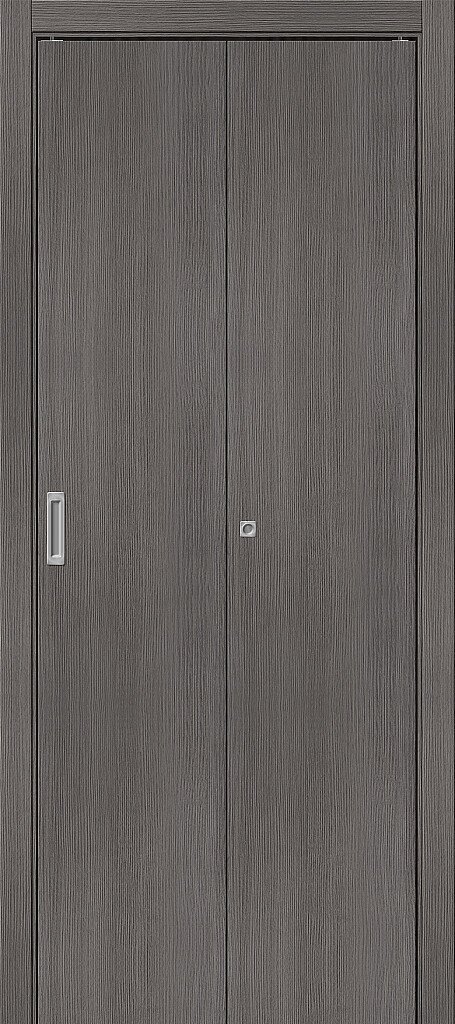 Складная дверь-книжка Браво-0 Grey Melinga