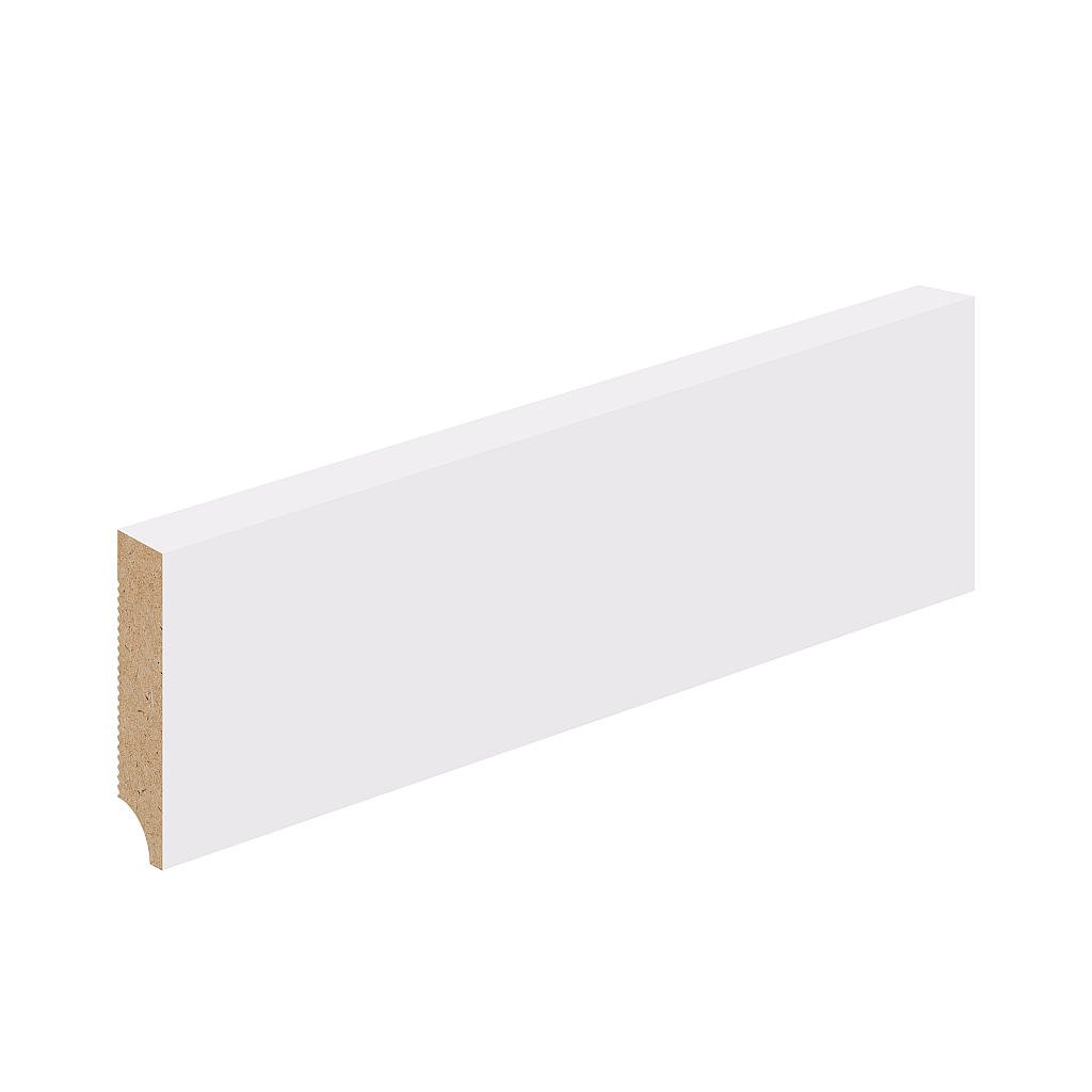 Плинтус напольный S-70-16 White Pro