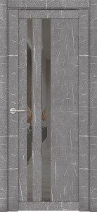 Межкомнатная дверь UniLine Mramor 30008/1 Торос Серый