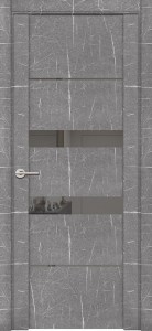 Межкомнатная дверь UniLine Mramor 30037/1 Торос Серый