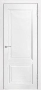 Дверь Модель L-2.2 ДГ белая эмаль