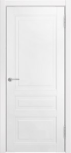 Дверь Модель L-5.3 ДГ белая эмаль