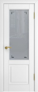 Дверь Модель L-5 ДО белая эмаль