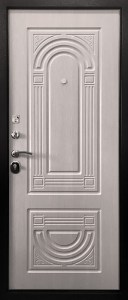 Стальная дверь Оптима 3К орех бренди