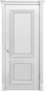 Дверь Торес ДГ белая эмаль