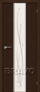 Межкомнатная дверь Глейс-2 Twig 3D wenge