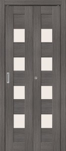 Складная дверь-книжка Браво-23 Grey Melinga