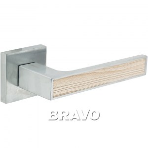 ручка дверная Bravo Z-900 BС/CA БрашХром/Капучино