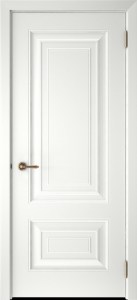 Дверь Скин-6 ДГ белая эмаль