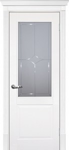 Межкомнатная дверь Smalta 15 ДО Белый RAL 9003