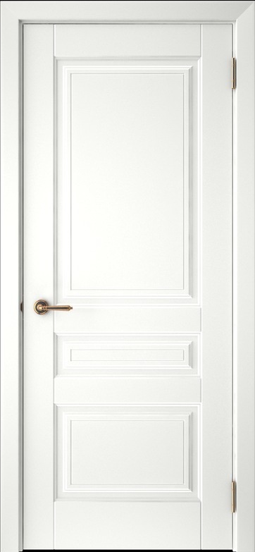Дверь Скин-1 ДГ белая эмаль